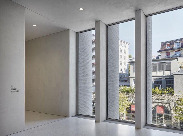 unico Portas, unico Janelas and thermfix light Fachadas - MCBA Cantonal Museum of Fine Arts, Lausanne located in Lausanne, Suíça