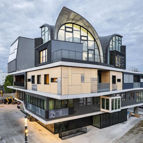 thermfix vario Fachadas, unico Portas and unico Janelas - HiLo research and innovation unit, Duebendorf located in Dübendorf, Suíça