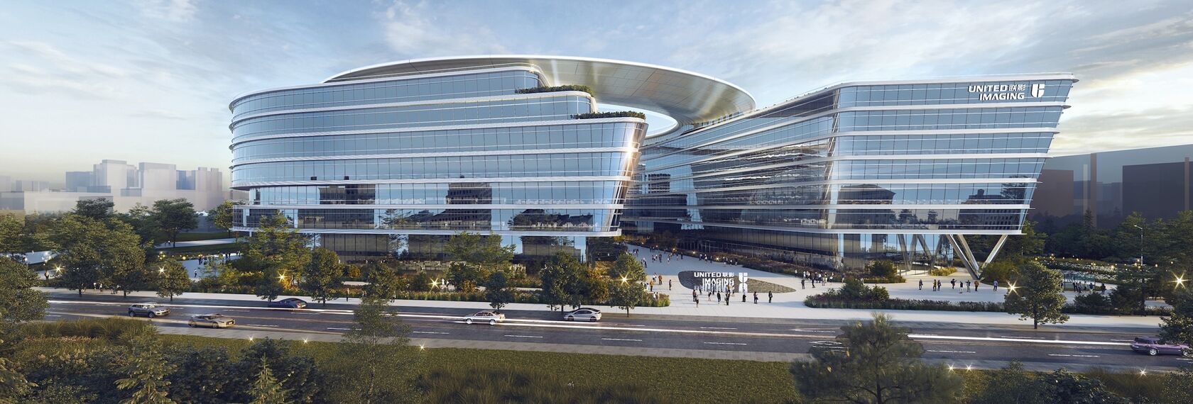 thermfix vario Facades and unico Doors - United Imaging Smart Medical Campus, Xangai located in Shanghai, China